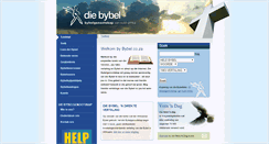 Desktop Screenshot of bybel.co.za